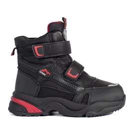 Bottines isolées noires pour garçon le noir