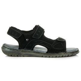 New Age Sandales confortables pour hommes noir