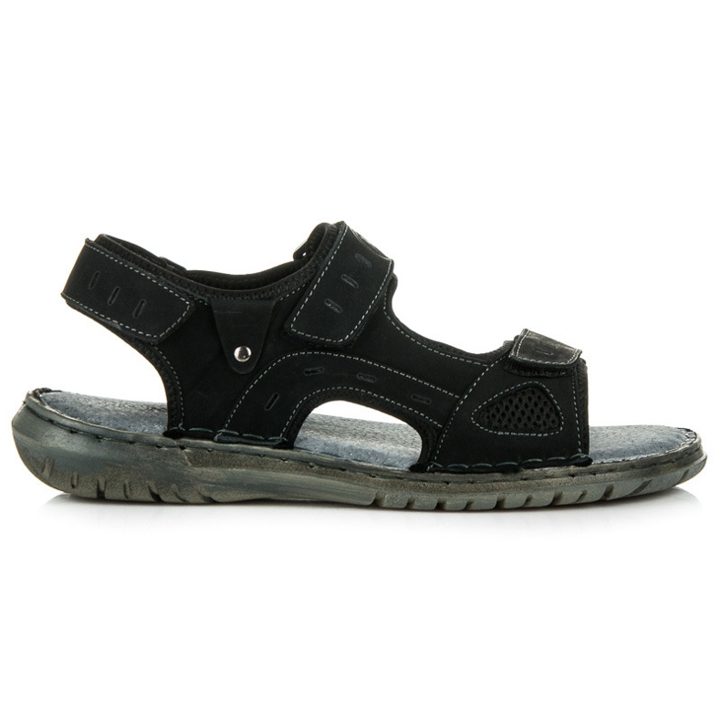 New Age Sandales confortables pour hommes le noir