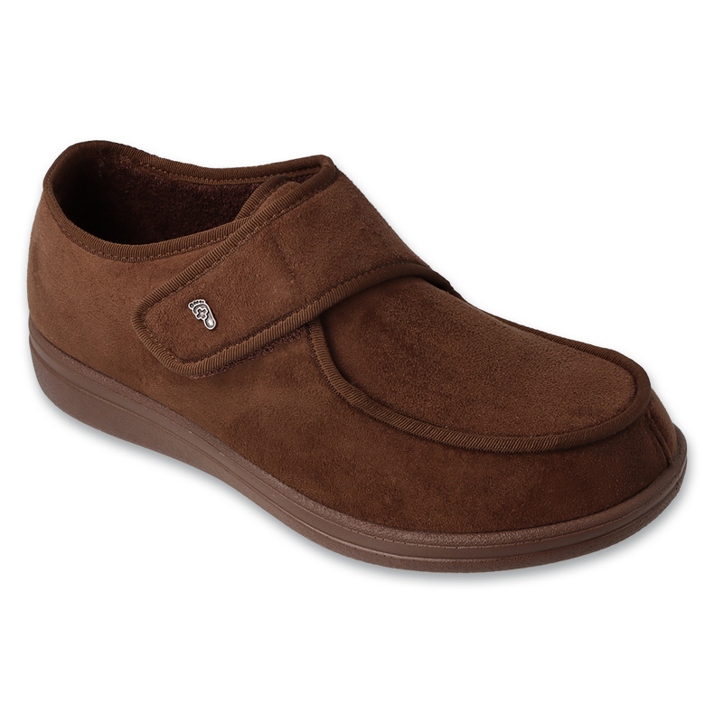 Mocassins pour hommes Dr.ORTO Befado avec velcro, marron 076M004 brun
