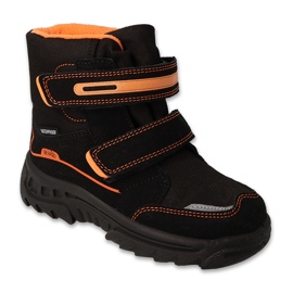 Pantalon de trekking Befado avec membrane Velcro 615X006 noir-orange