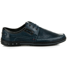Lucca Chaussures ajourées pour la reliure bleu