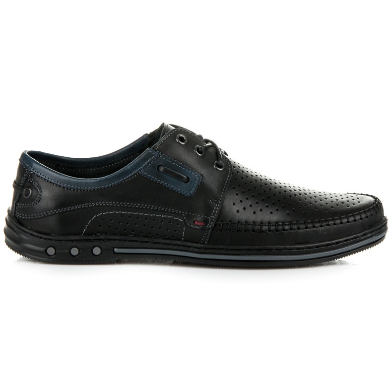 Lucca Chaussures ajourées pour la reliure le noir