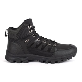 Vico Chaussures de trekking noires à lacets pour hommes
