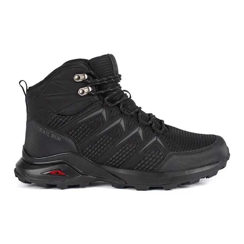 Vico Chaussures de trekking isolées noires pour hommes le noir