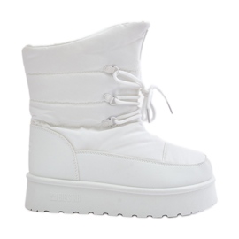 Bottes de neige à plateforme avec fermeture éclair Big Star OO274886 Blanc blanche Bottes de neige à plateforme avec fermeture éclair Big Star OO274886 Blanc blanche