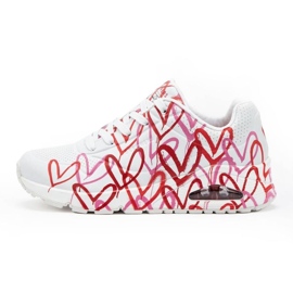 Chaussures Skechers X Jgoldcrown Uno-Spread The Love W 155507-WRPK blanc