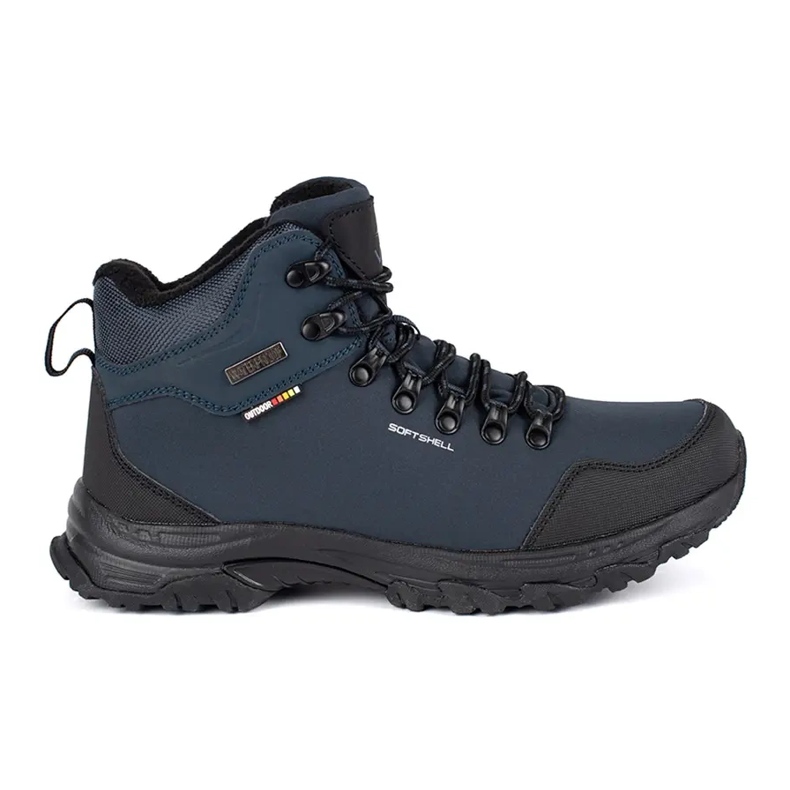 Vico Chaussures de trekking hautes bleu marine pour homme