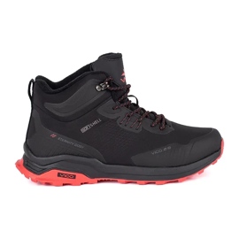 Vico Chaussures de trekking pour hommes noires et rouges