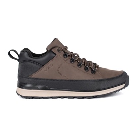 Vico Chaussures de trekking homme à lacets marron brun