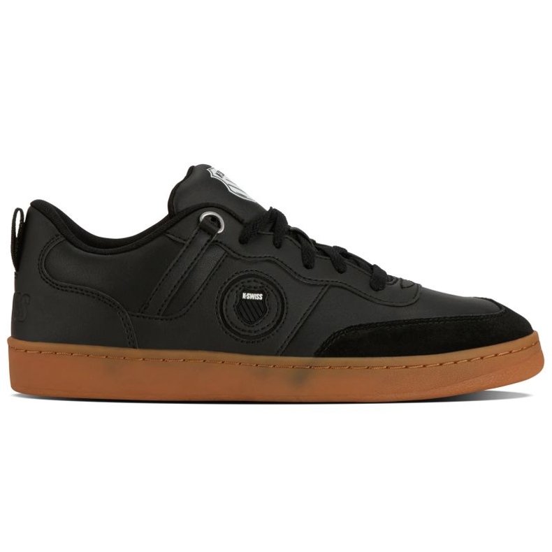Chaussures K-Swiss K-Varsity Lth 09074-031-M le noir