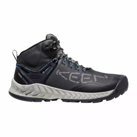 Chaussures KEEN Nxis Evo Mid Wp MAGNET/BRIGHT Cobalt KE-1026108 le noir
