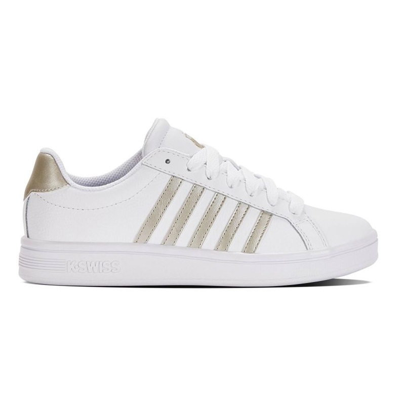 Chaussures K-Swiss Court Tiebreak 97011-183-M blanche Chaussures K-Swiss Court Tiebreak 97011-183-M blanche