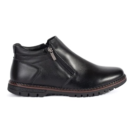 Bottines isolées noires pour hommes le noir