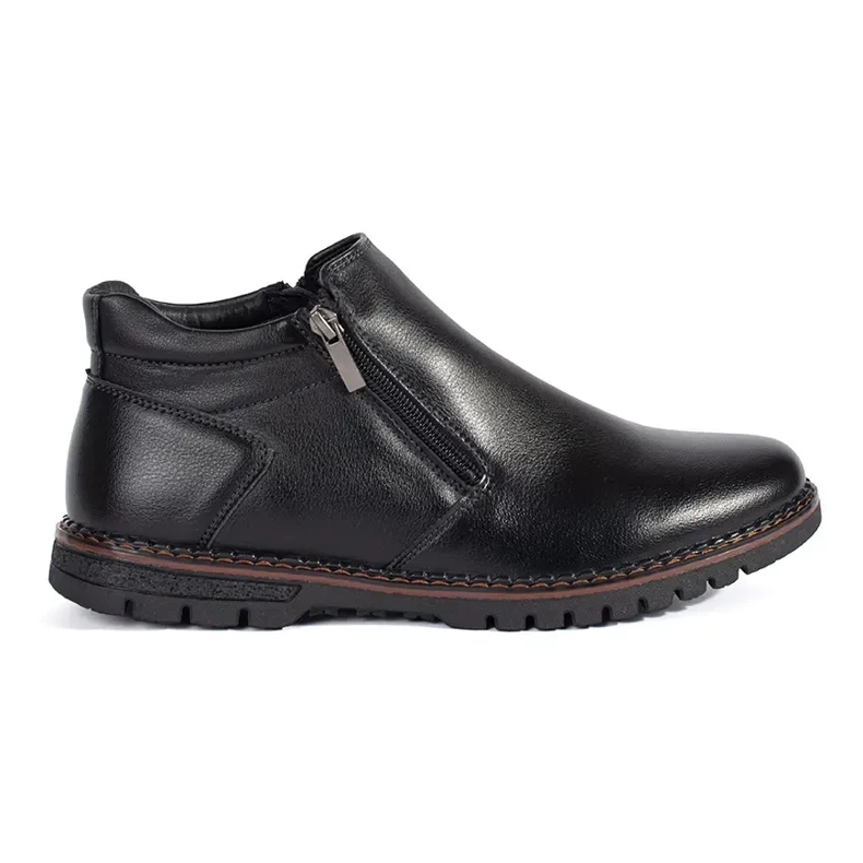 Bottines isolées noires pour hommes le noir