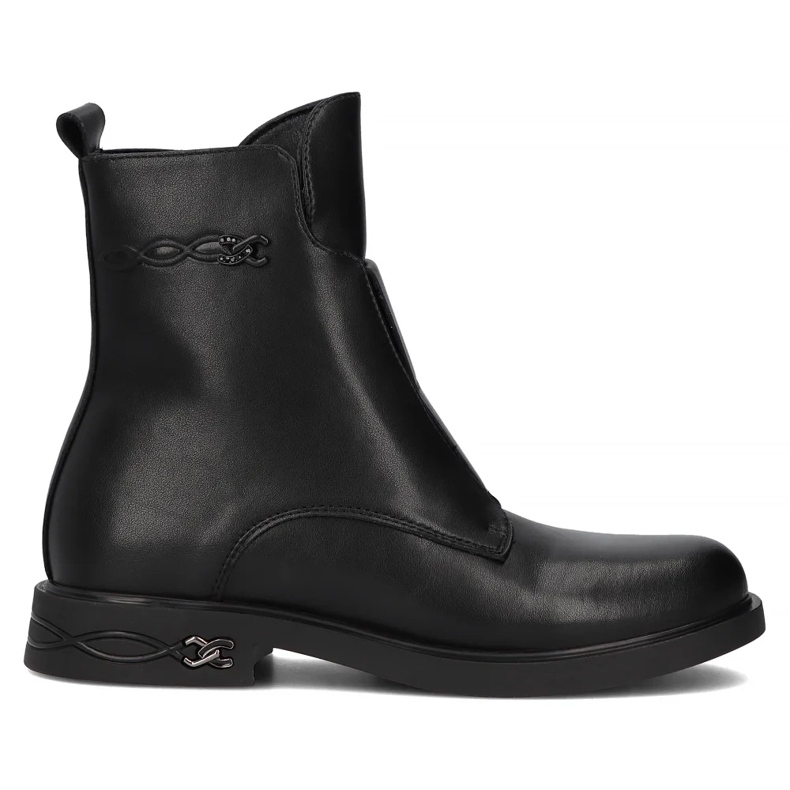 Filippo DBT6527/24 Bk bottes en cuir, noir le noir