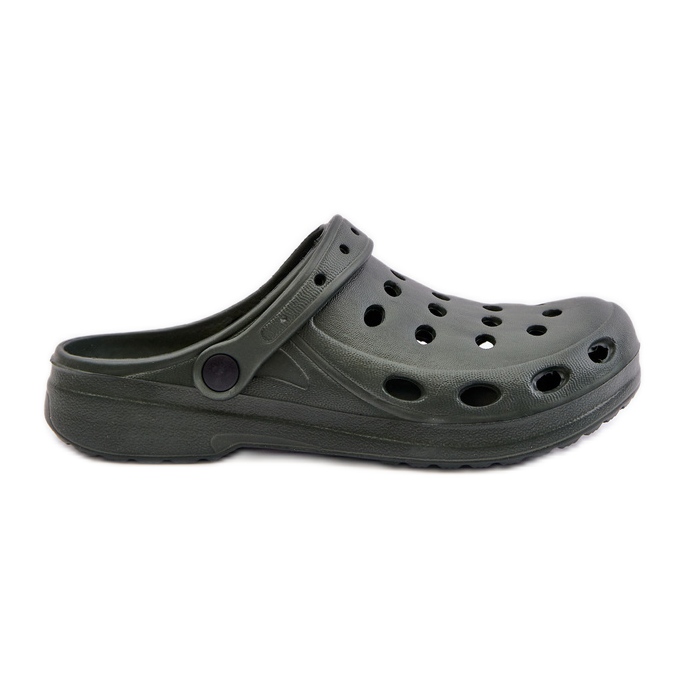 Tongs pour hommes, sandales pour jardin et piscine, vert foncé
