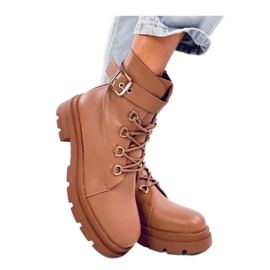 Bottes militaires brun