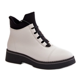 Jezzi Bottes Modèle RMR2435-4 Blanc