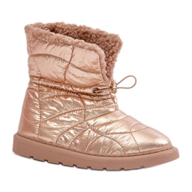 Bottes de neige Modèle 6433 Or Rose Bottes de neige Modèle 6433 Or Rose
