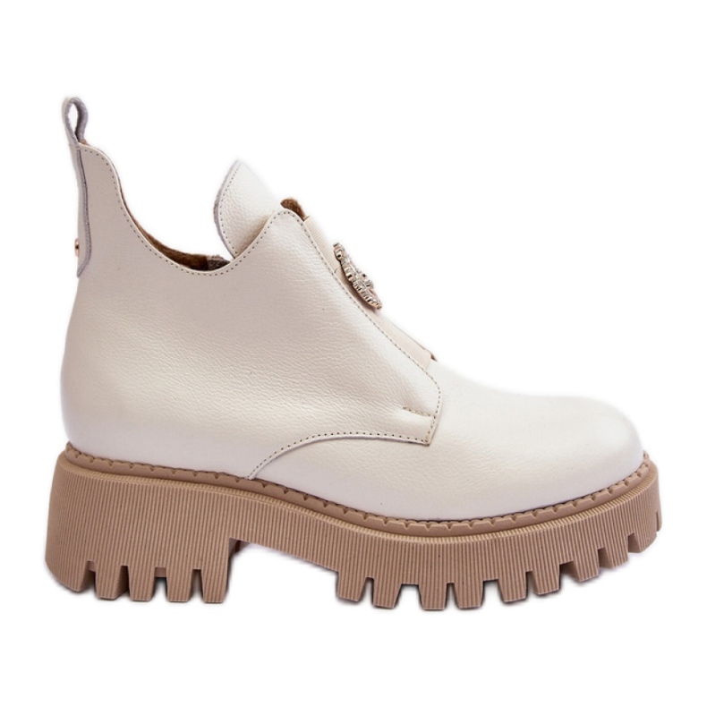 Bottines avec décoration Lemar 600451 beige