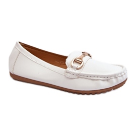 Mocassins Modèle NN22-991 Blanc blanche