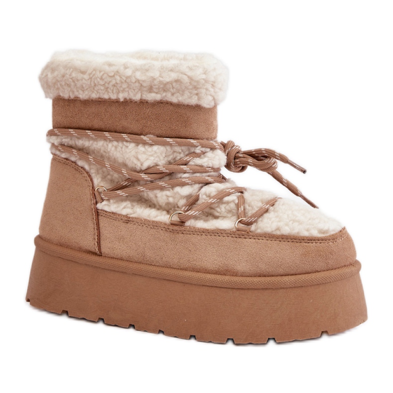 Bottes de neige Modèle HY867-63 Beige