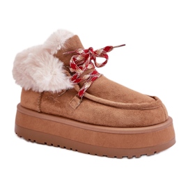 Bottes de neige modèle C3016 Camel brun