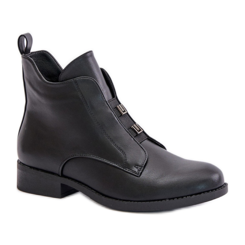 S.Barski HY42-716 Bottes noires le noir