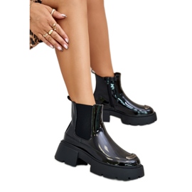 Bottines Chelsea Modèle 1697-1 Noir le noir