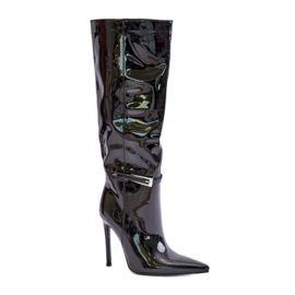 Modèle C-334 Bottes noires le noir