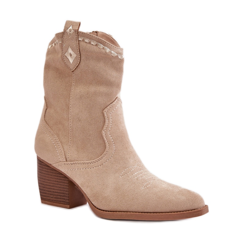 Bottes Modèle CHC359 Beige Clair