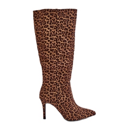 Bottes modèle LQ-125 marron noir