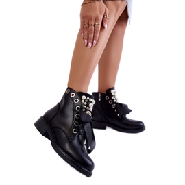 Bottes Modèle C-7221 Cuir Noir le noir