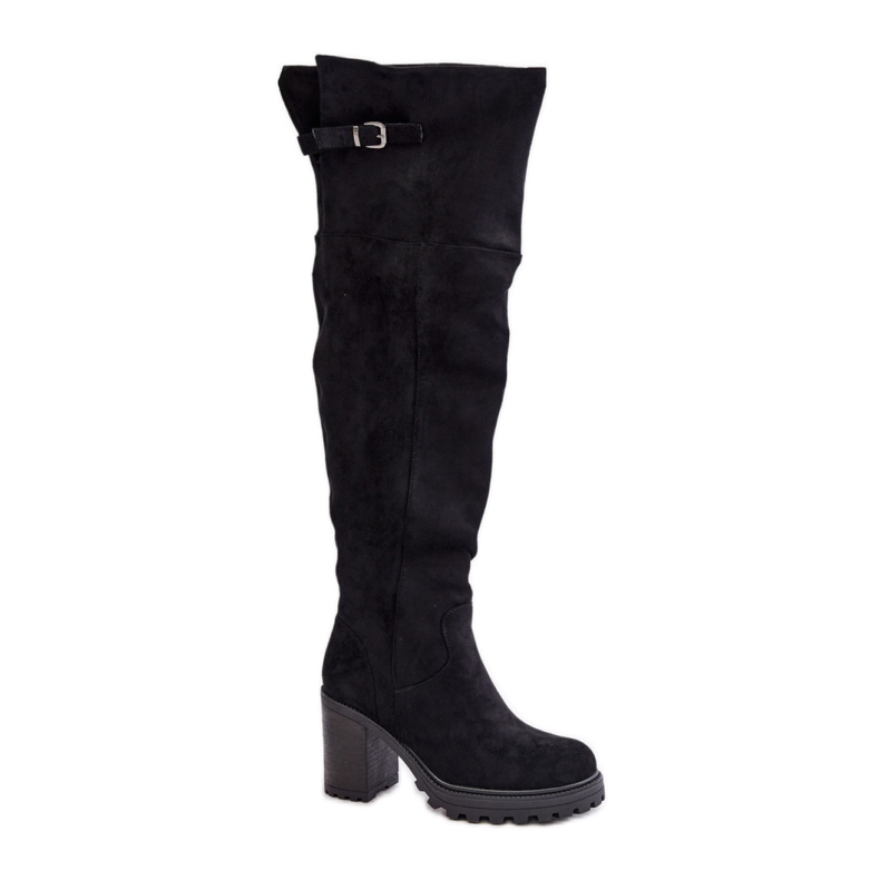 Modèle LQ-76 Bottes noires le noir Modèle LQ-76 Bottes noires le noir