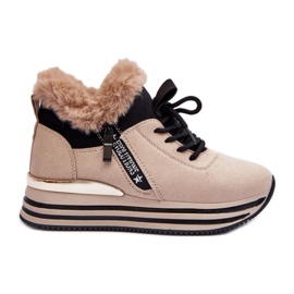 Chaussures de sport modèle 21-Q99 beige