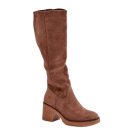 Jezzi Bottes Modèle RMR2460-22 Marron brun Jezzi Bottes Modèle RMR2460-22 Marron brun