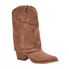 Step in style Bottines S.Barski HY42-153 Camel brun