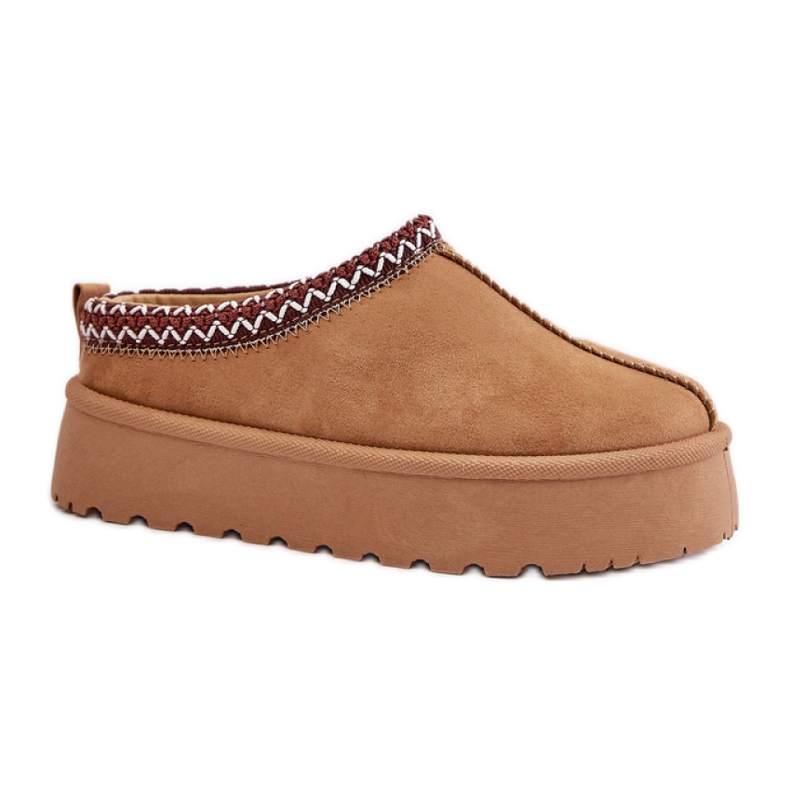 Bottes de neige Modèle VL242P Camel brun