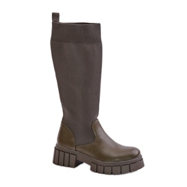 Bottes Modèle RQ438 Vert Foncé
