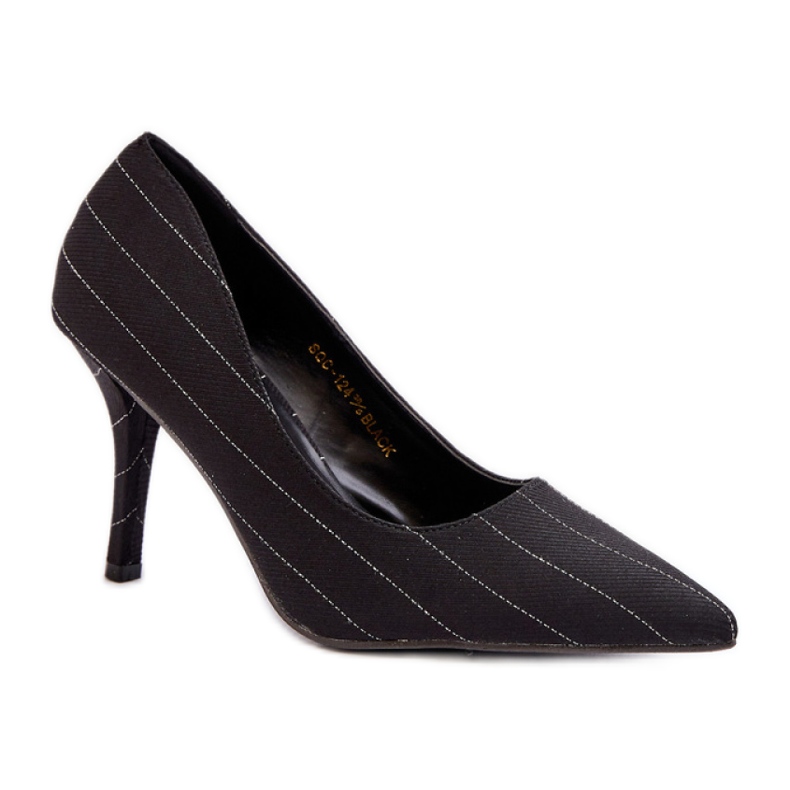 Talons aiguilles Modèle SQC-124 Noir le noir