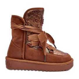 Bottes de neige Modèle DFSH370006 Marron brun