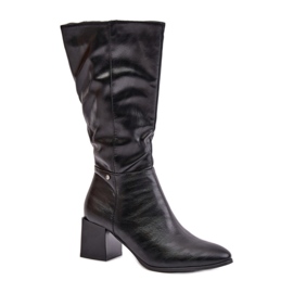 Jezzi Bottes Modèle ASA217-2 Noir le noir