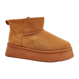 Bottes de neige Modèle 24BT26-7368 Camel brun