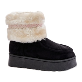 Bottes de neige Modèle 20201-4A Noir le noir
