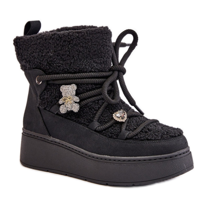 Bottes de neige Modèle UK180P Noir le noir