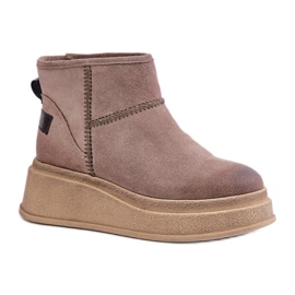 Maciejka 06769-02 Bottes de neige marron foncé brun