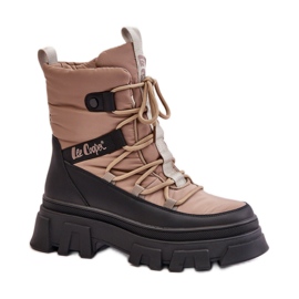 Lee Cooper LCJ-24-47-3143 Bottes de neige beiges