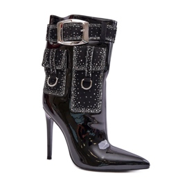 Modèle 77-CD Bottes noires le noir