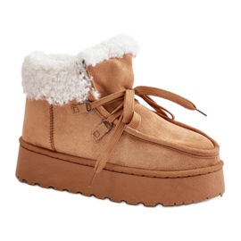 Bottes de neige modèle 20209-4B Camel brun